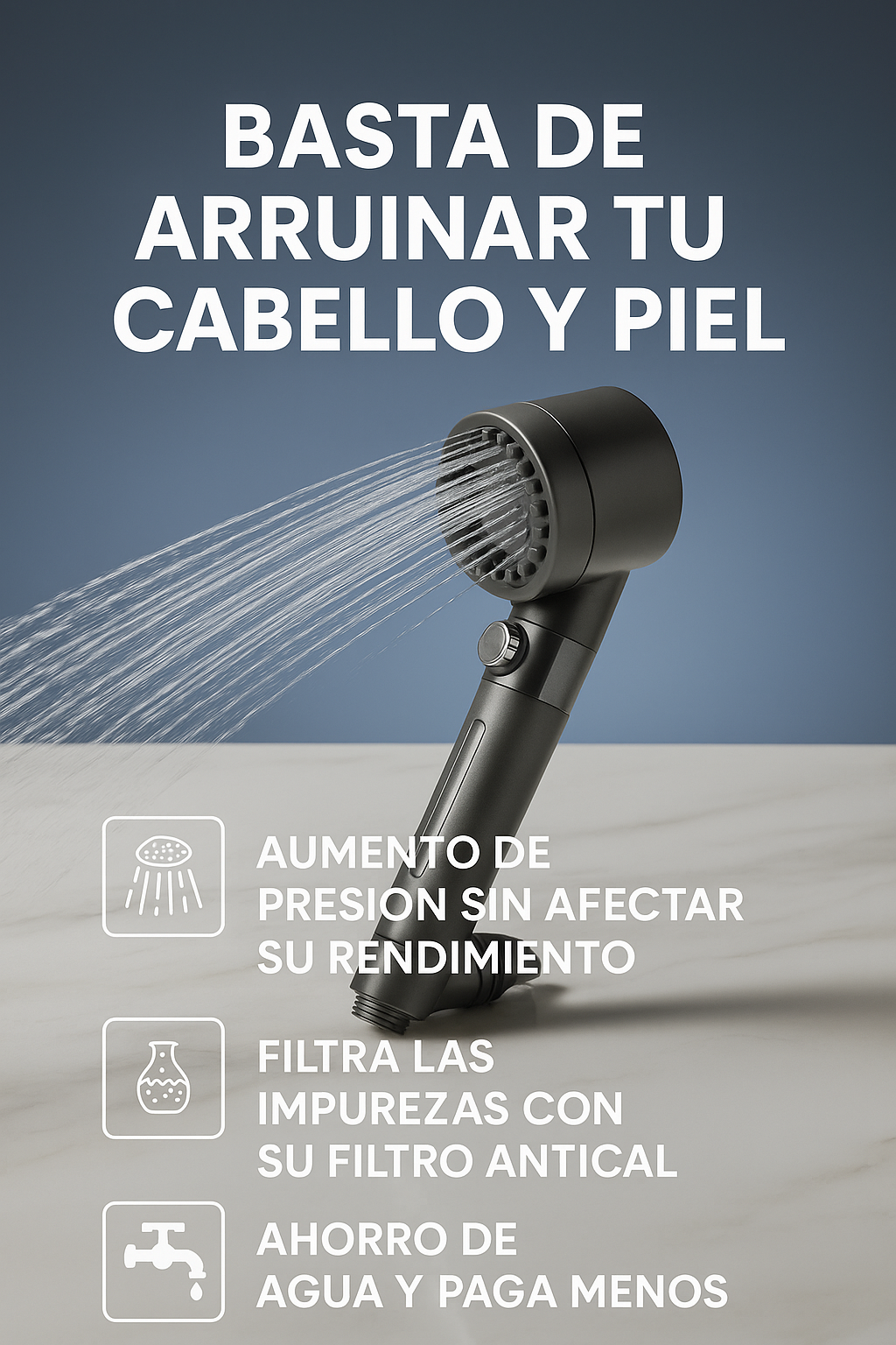 CABEZAL DUCHA PREMIUM 2x1 | MODERNIZA TU HOGAR